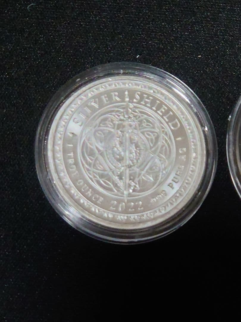 2022年 JUSTICE 正義の女神 1オンス銀貨銅貨セット