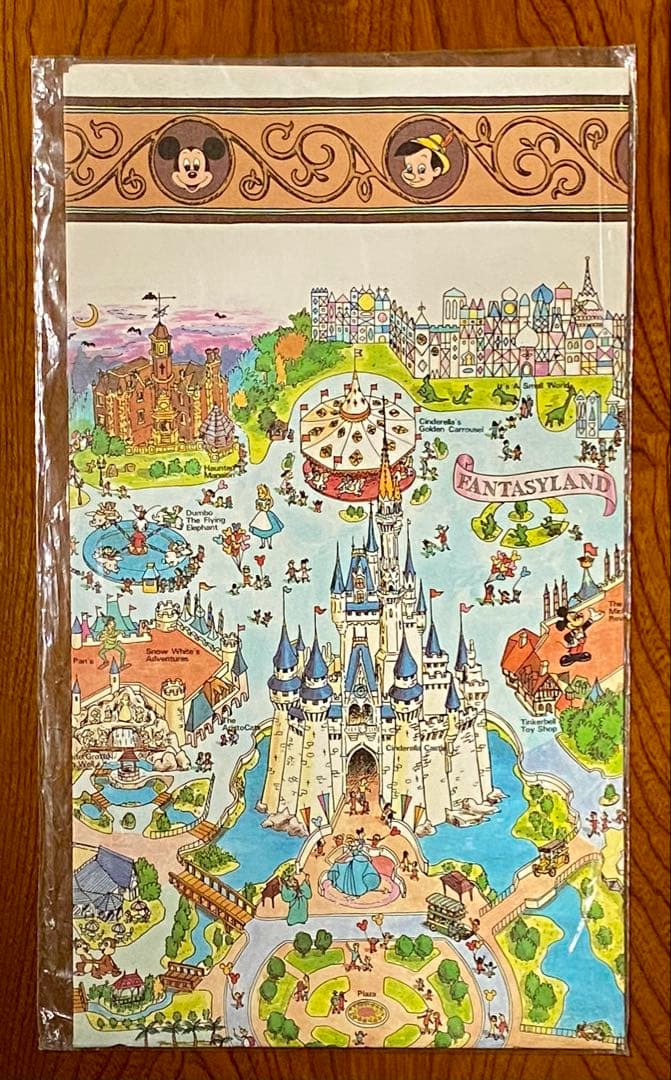 〈希少〉東京ディズニーランド マップ　ポスター 1985年Productions