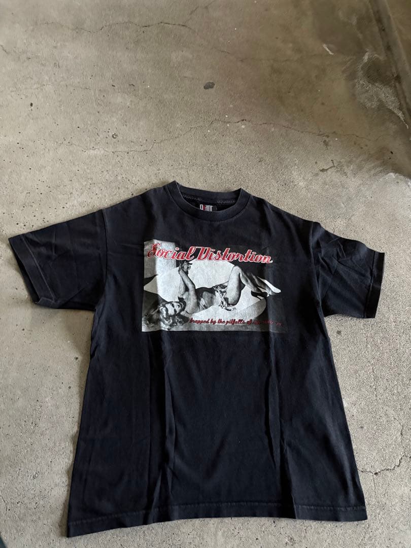 【激レア】 USA製SOCIAL DISTORTION半袖Tシャツ　ヴィンテージ