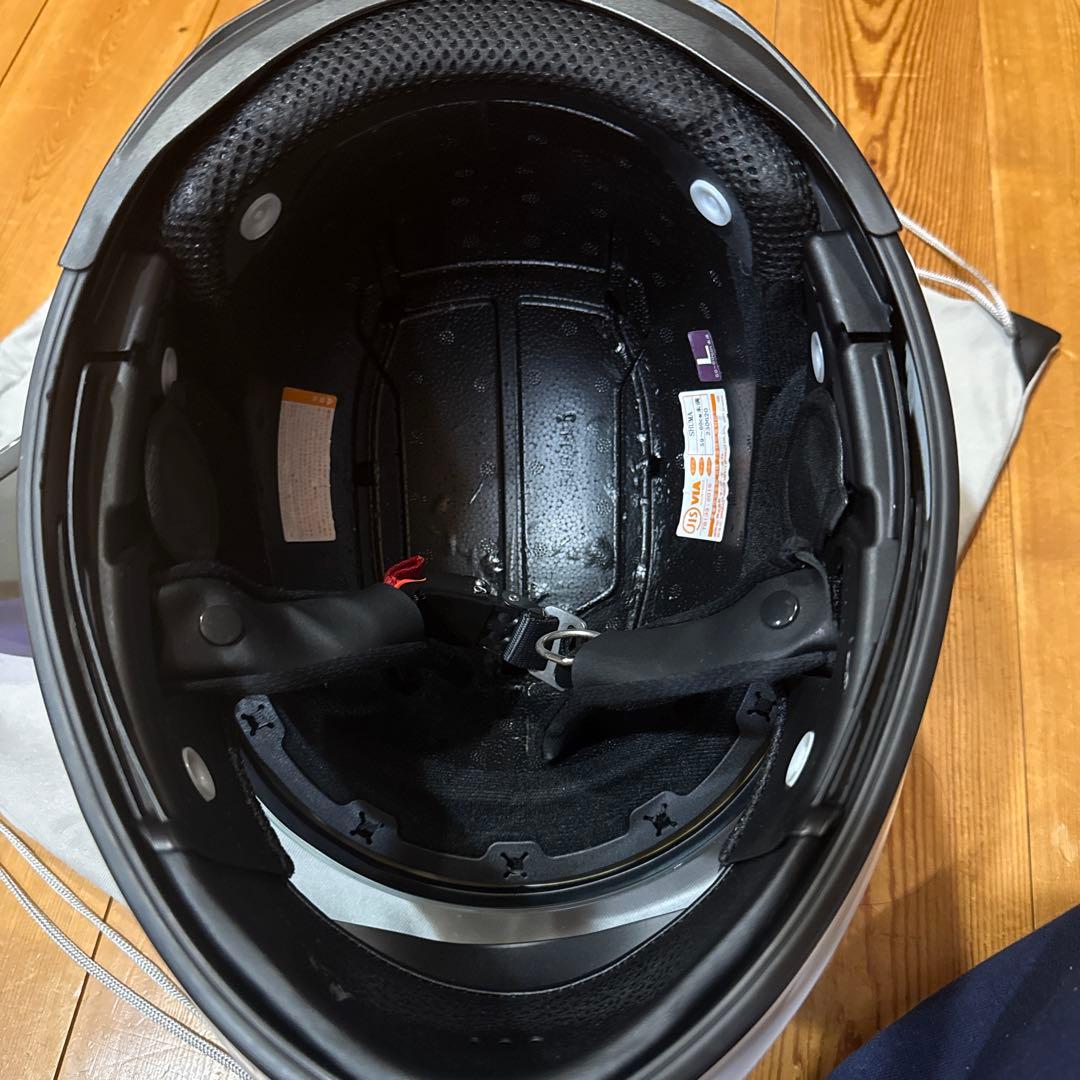 Kabuto シューマ フルフェイス ホワイト 純正ブルーシールド付き