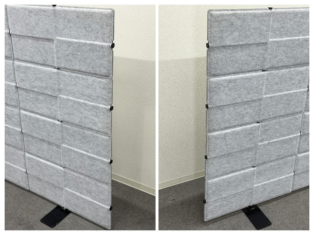 USMプライバシーパネル　パーティション　幅226cm　軽量　間仕切り　オフィス