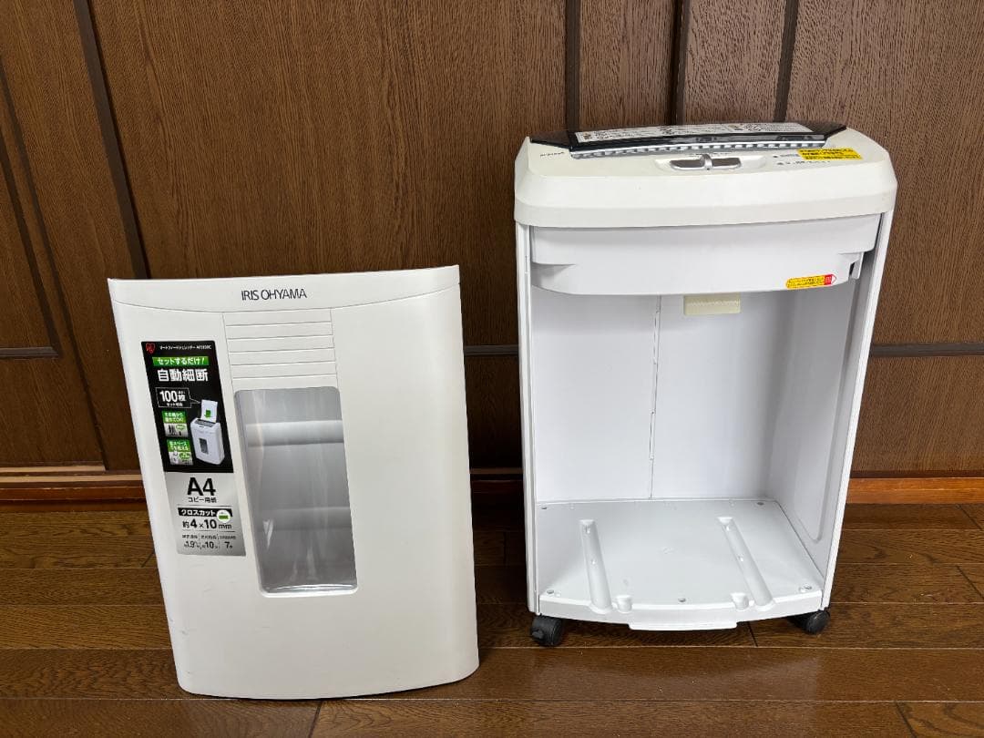 【アイリスオーヤマ】オートフィードシュレッダー クロスカット AFS100C