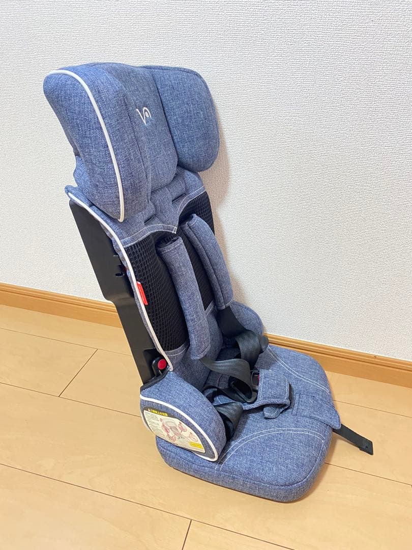 美品　日本育児 トラベルベスト ECプラス デニム チャイルドシート　EC
