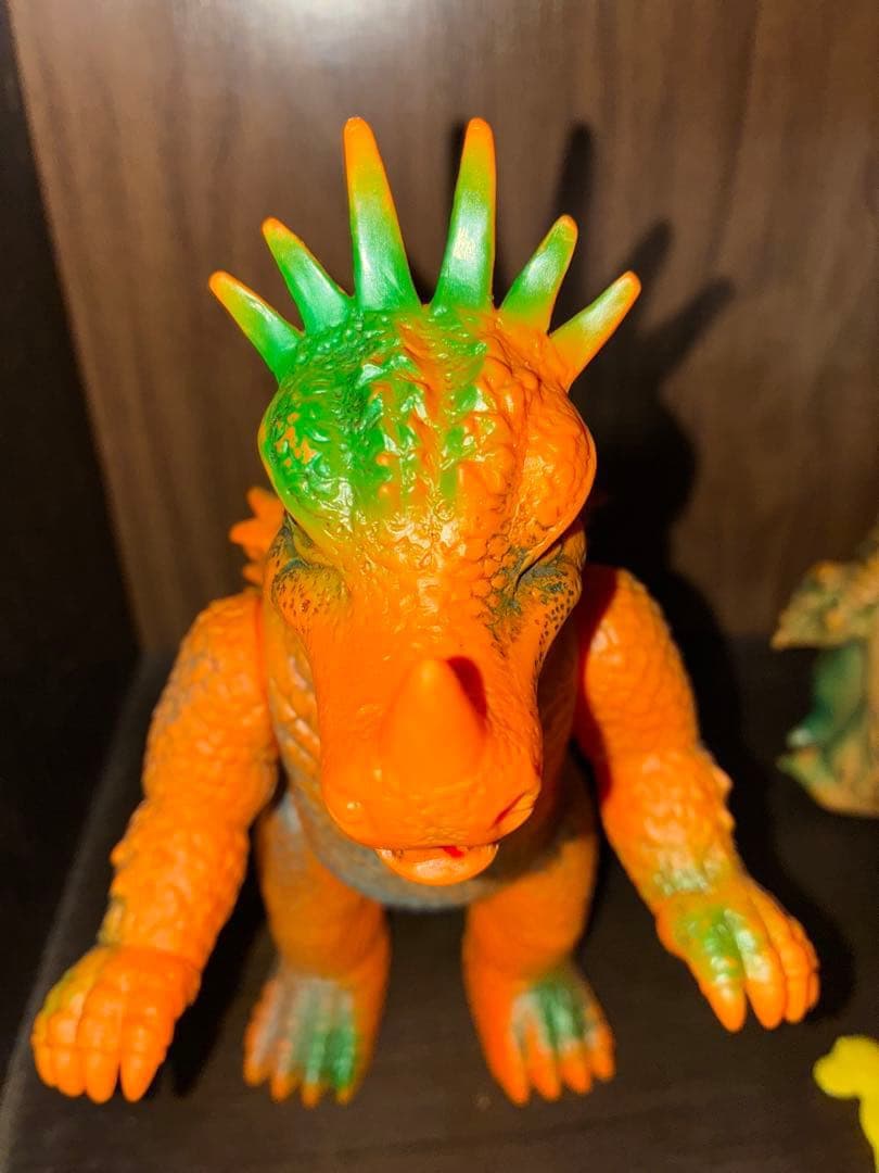 当時物　ブルマァク　アンギラス　ソフビ　ゴジラ　怪獣　マルサン