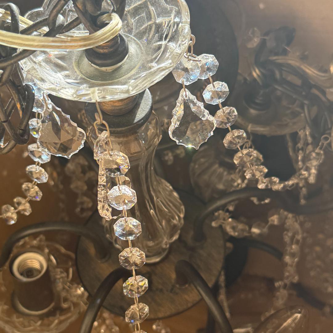 ペンちゃん　2台セット　スワロフスキー クリスタル シャンデリア