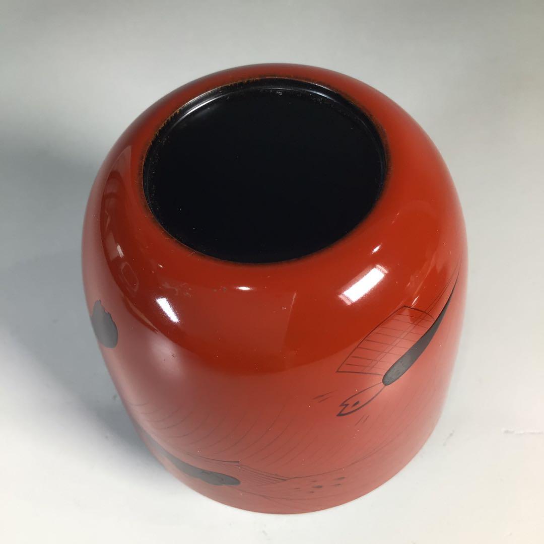 Ｎ６３９　棗　『塗師　岡本陽斎作』『玄々斎好』『曙棗』　共箱　茶道具