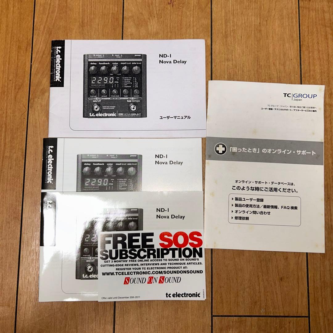 ギター tc electronic NOVA DELAY ND-1