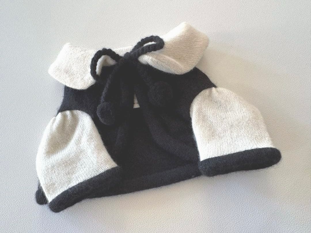 【ほぼ未使用】フィフィ&ロメオ カシミヤ100% ニット＋ボレロセット 黒 SS