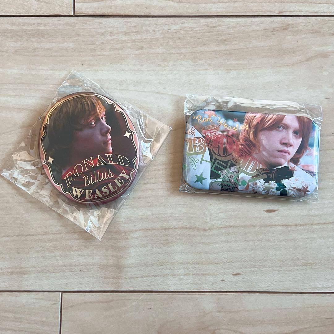 ★ハリーポッター スクエア缶バッジ オーバル缶バッジ ロンウィーズリー