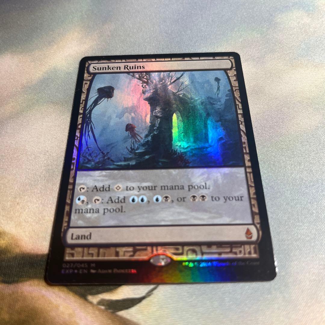 MTG foil 《沈んだ廃墟/Sunken Ruins》[EXP]
