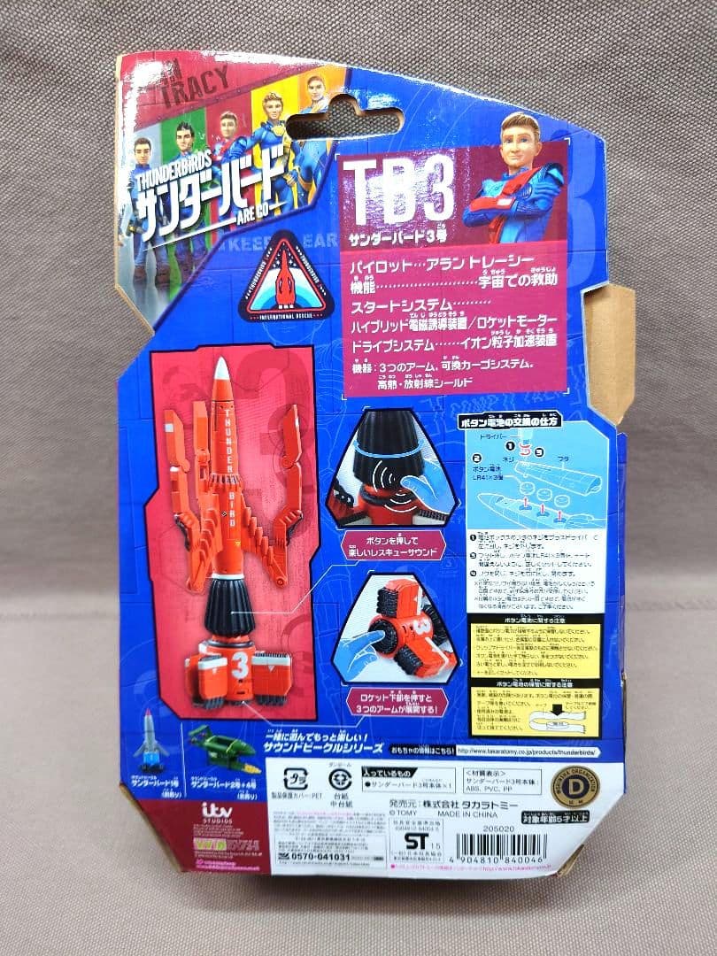 サンダーバード ARE GO　サンダーバード１号・２号・３号　サウンドビークル