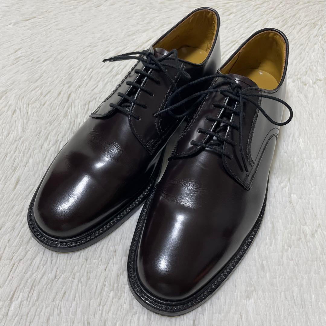 極美品✨リーガル　プレーントゥ 26cm ブラウン　定価3.3万　オンオフ兼用