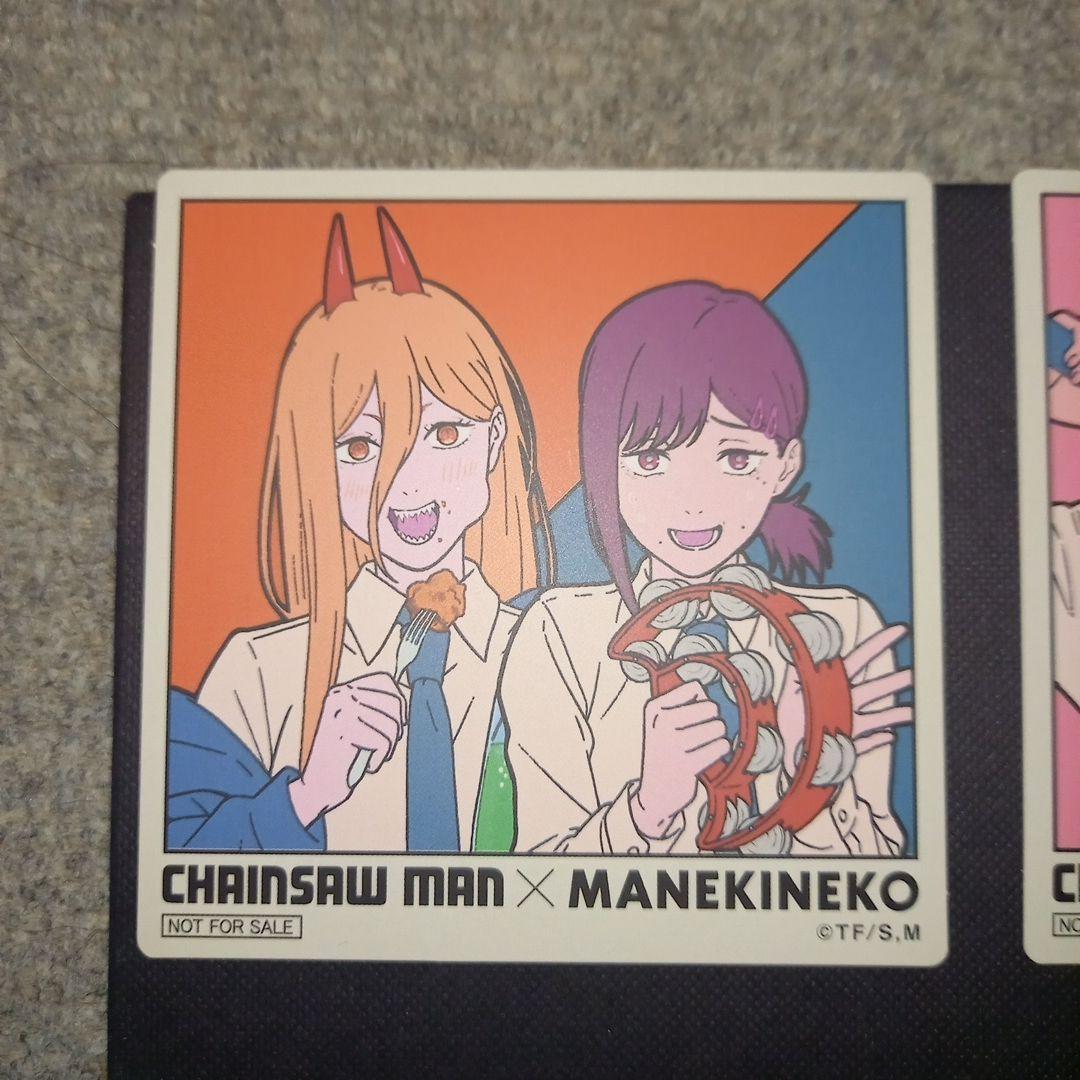 チェンソーマン　まねきねこコースターその他コースターセット