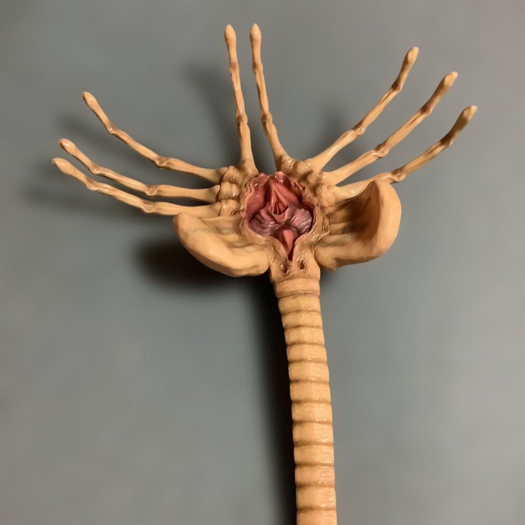 エイリアン★ソフビ★ガレージキット★フェイスハガー★1/1実物大★ツクダホビー