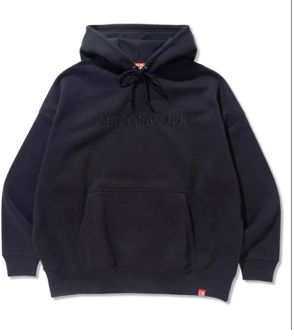 新品CRAZYRACCOON LOGO EMBROIDERY HOODIE XL