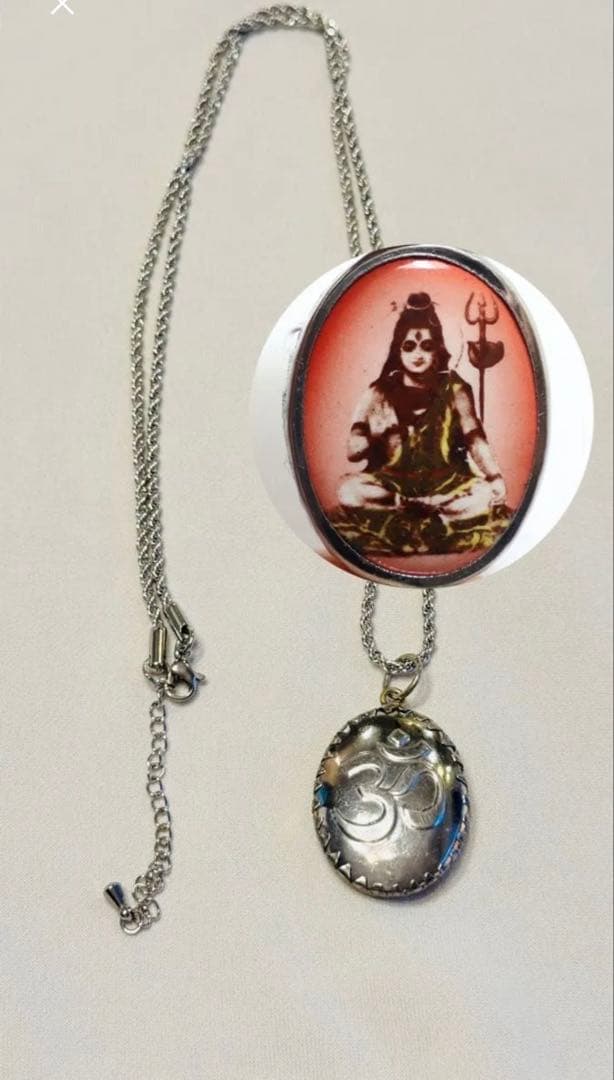 シヴァ神様　オーム　ペンダント　ネックレス　オーム　ヨガ