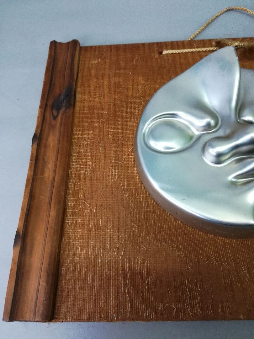 岡本太郎　当時物　太陽の顔　銀　大阪万博