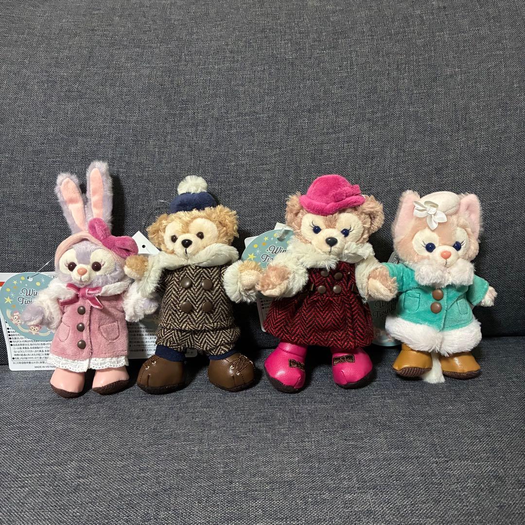 ウインタートゥインクリングタウン2022　ぬいぐるみバッジ　４点セット