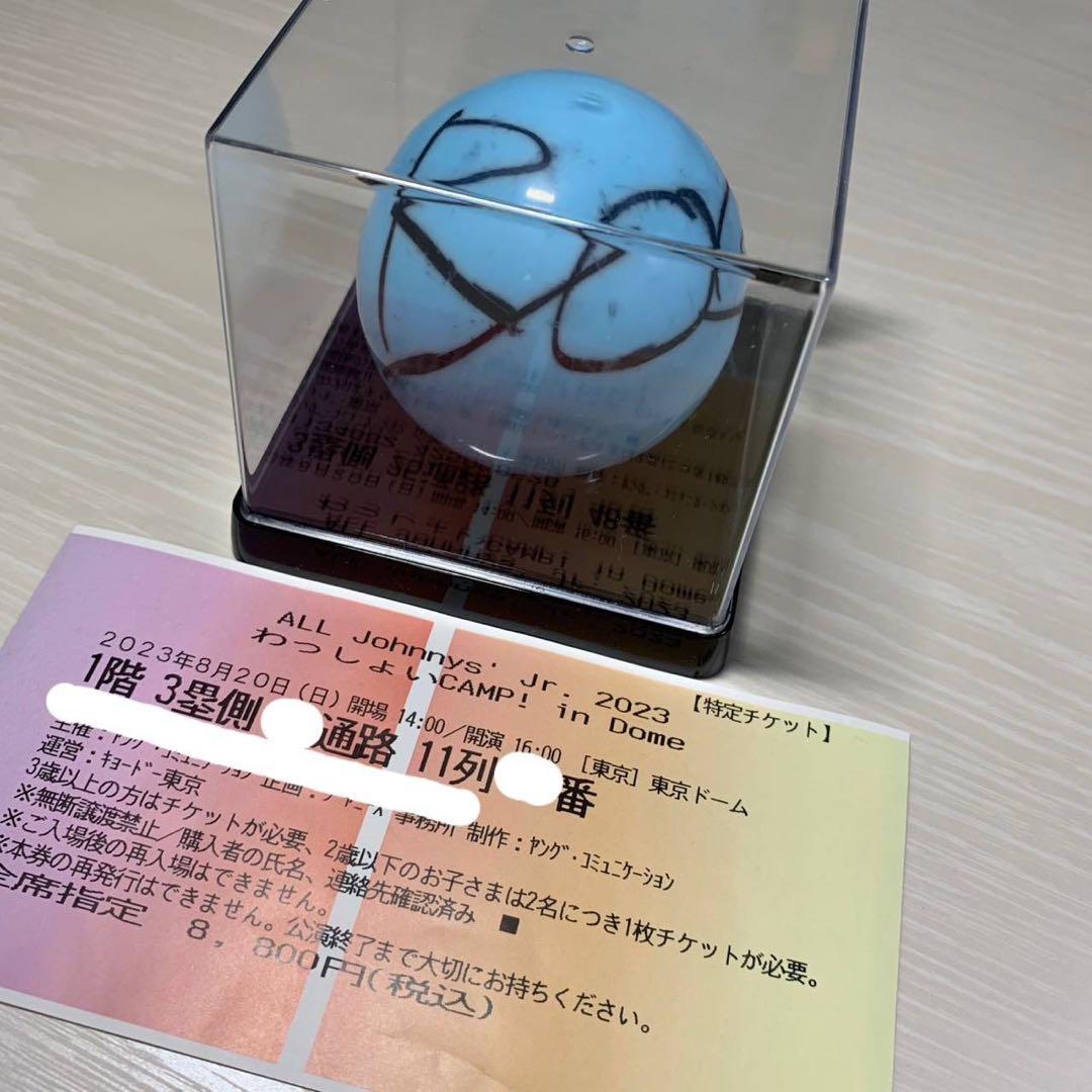 わっしょいCAMP 橋本涼 サインボール