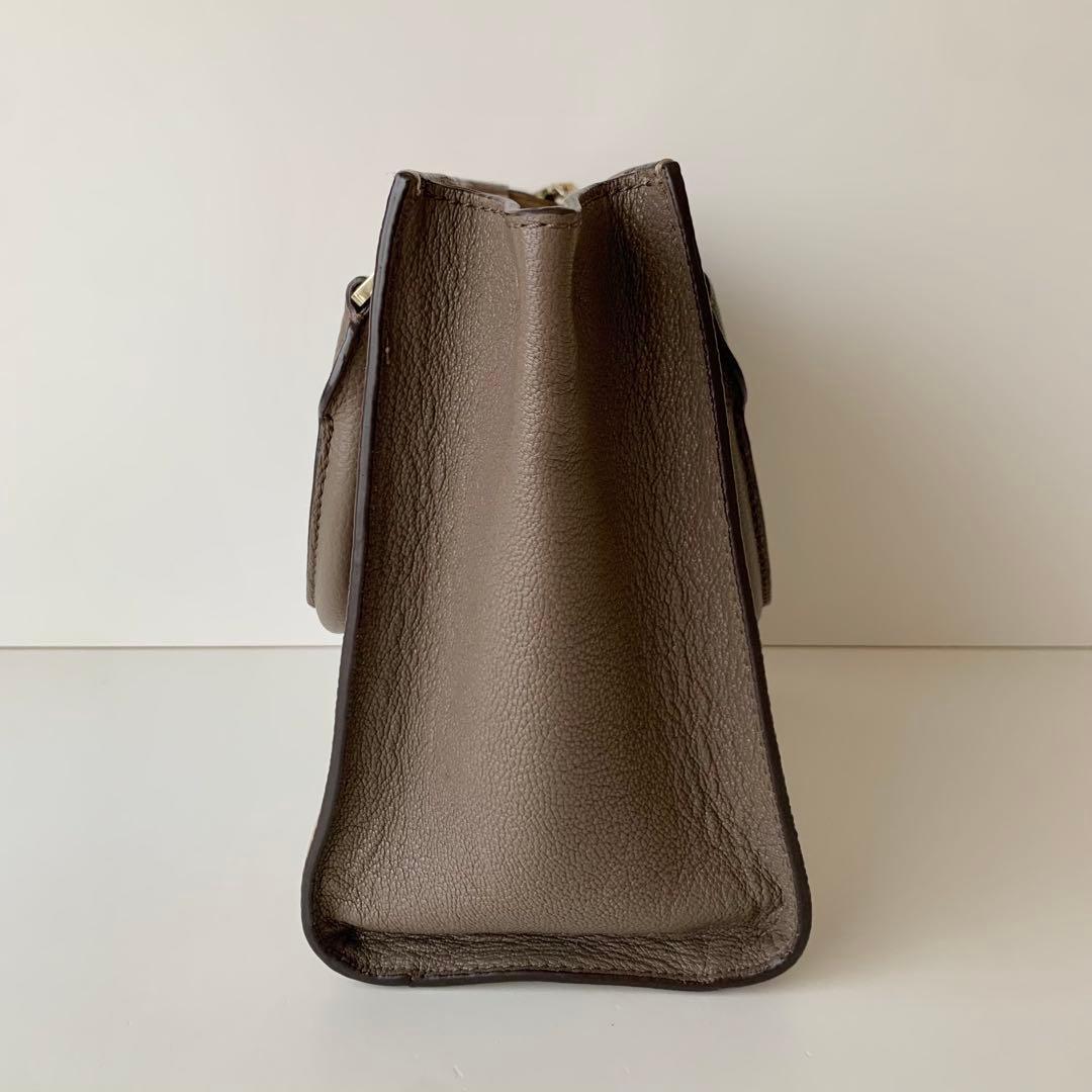 【マイケルコース】アレッサ　2way ハンドバッグ　ショルダーバッグ　ブラウン