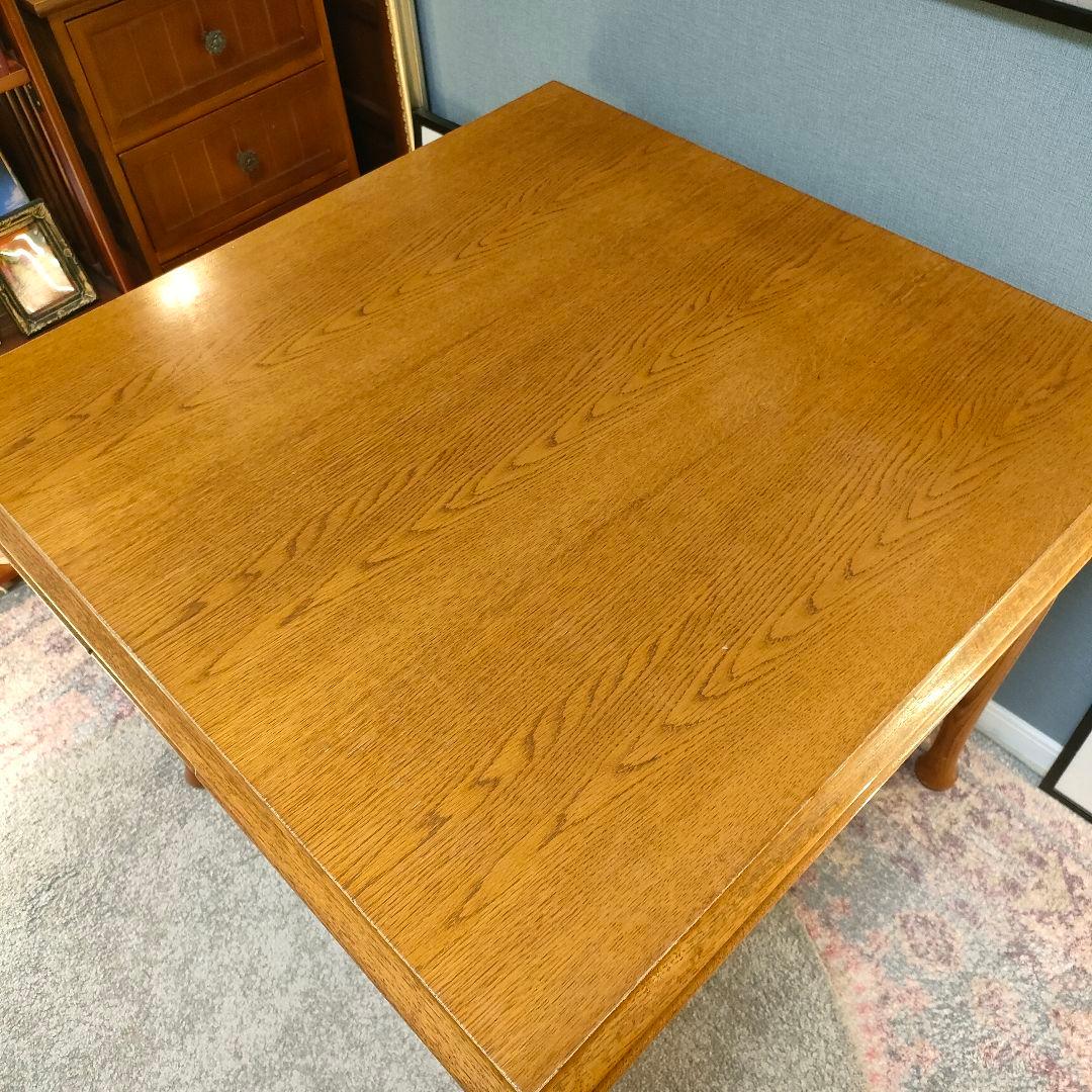 飛騨 WINDS太平 伸長式ダイニングテーブル 天然木 昭和レトロ クラシック