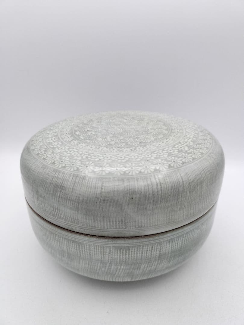 c697 喰篭 三島 森里陶楽 木箱 茶道具 古物