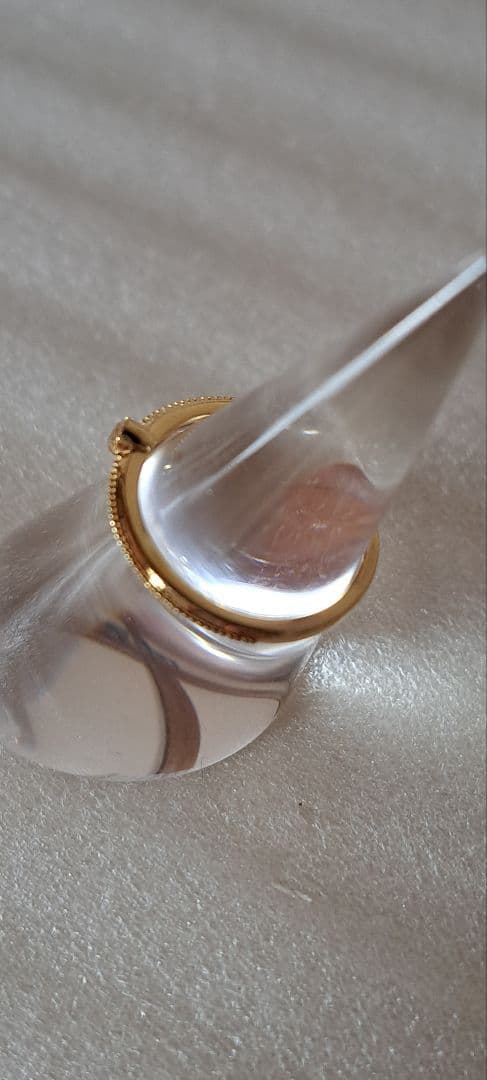 アガットダイヤリングK18