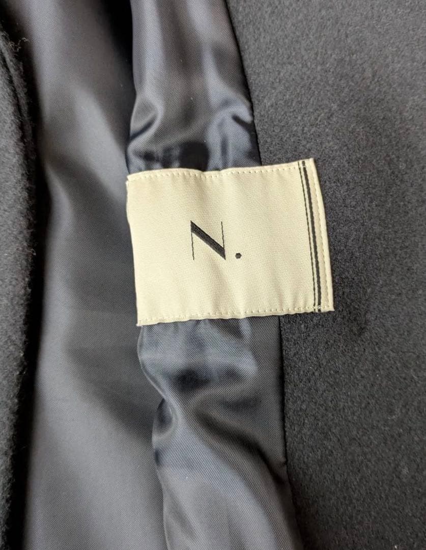 ハミルトン ダブルチェスター ロングコート ネイビー 冬コート