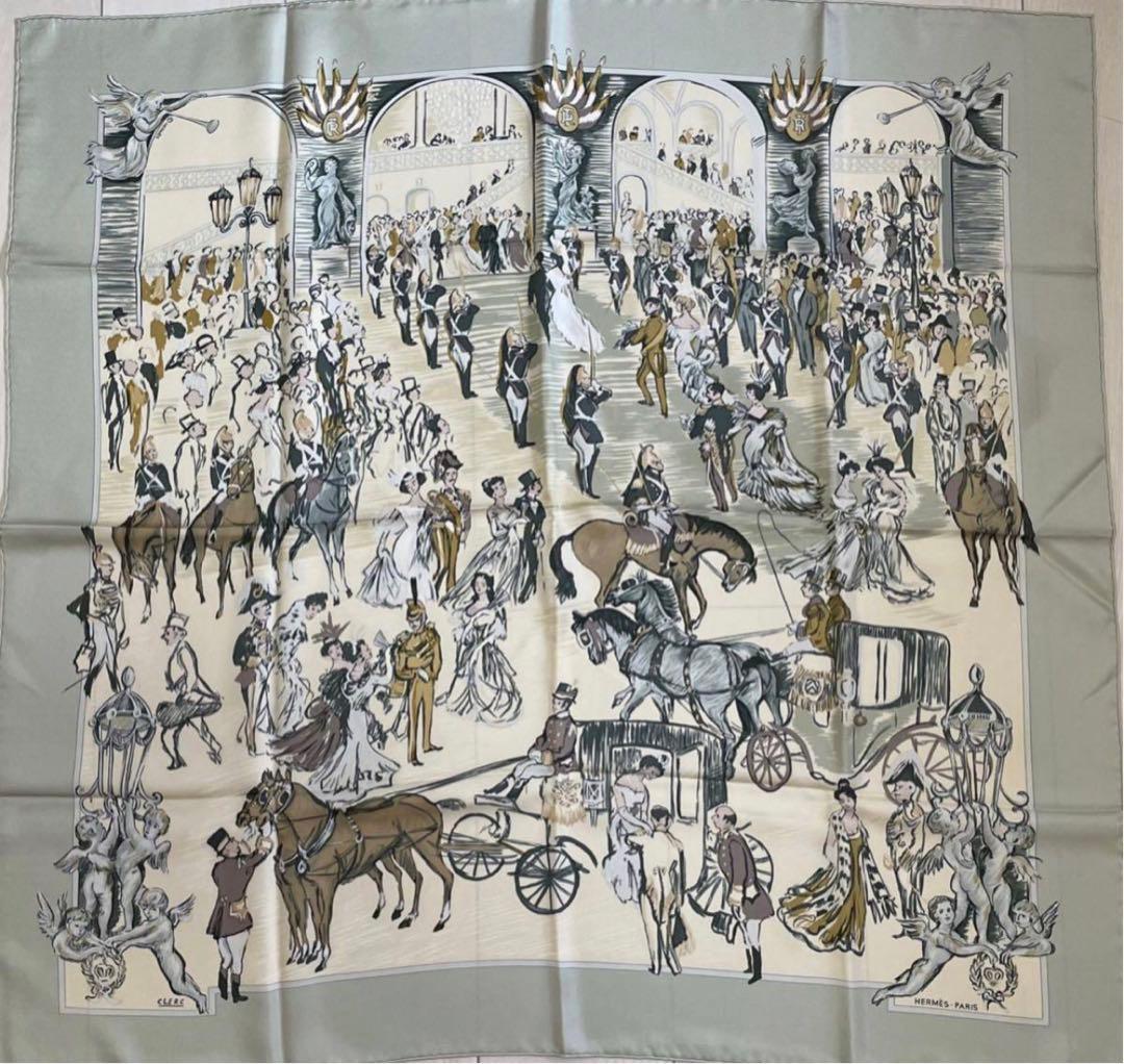 エルメス スカーフ　カレ90 SOIREE DE GALA