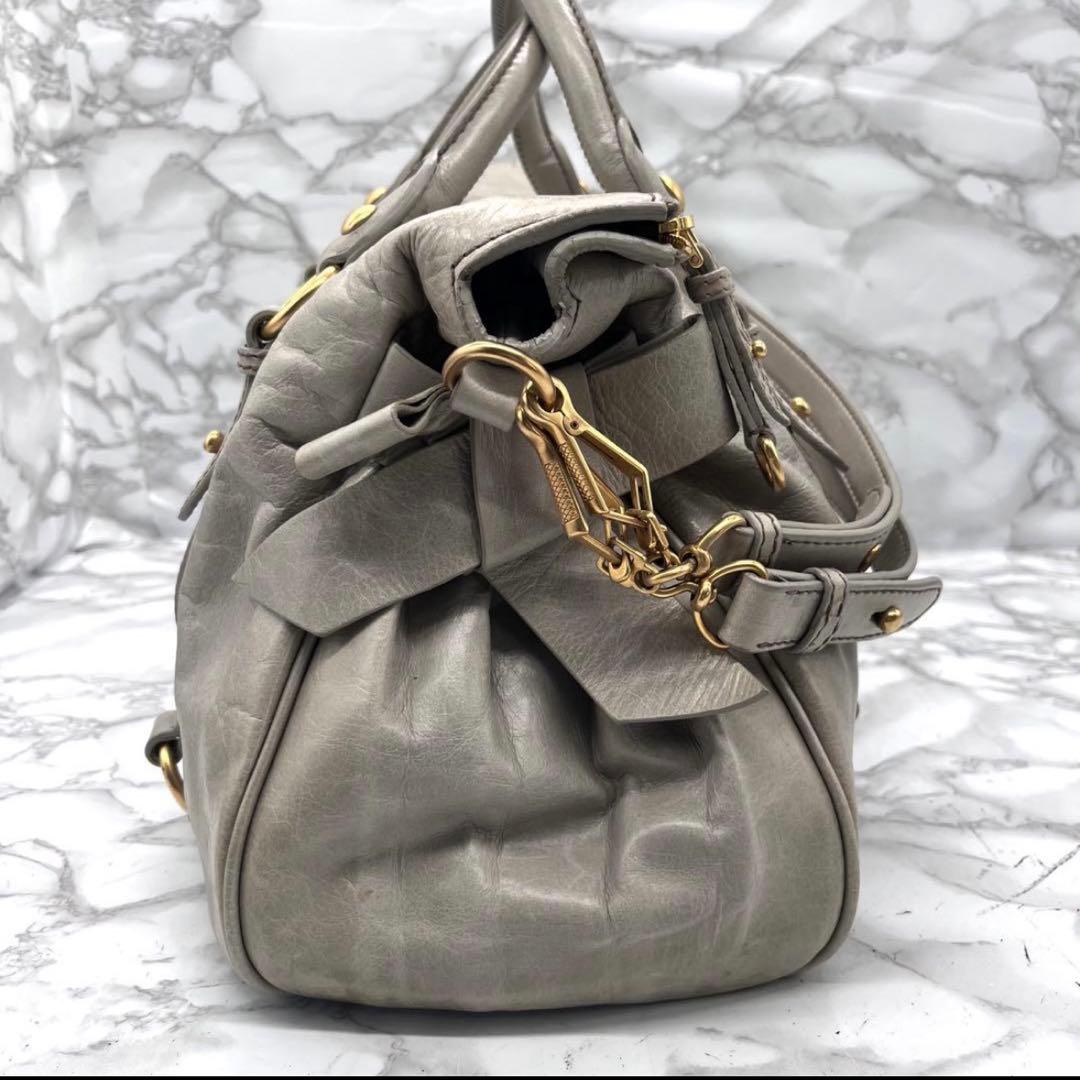 miu miu ✨ vitello lux Bag Mughetto