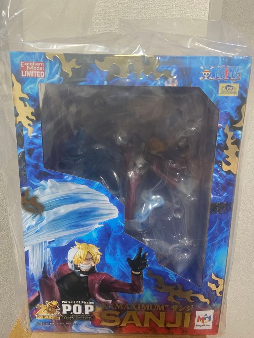ワンピース POP K×MAXIMUM サンジ 新品未開封 輸送箱のみ開封済
