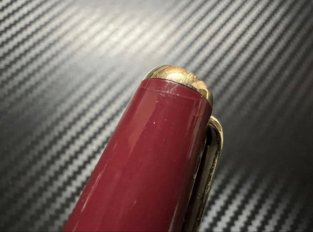 美品 モンブラン クラシック 万年筆 ボルドー EF 極細字