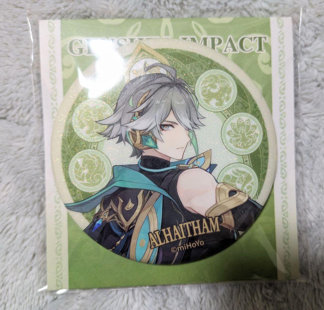 〈公式正規品〉原神　スメール　mihoyo　アルハイゼン　缶バッチ　公式　立ち絵