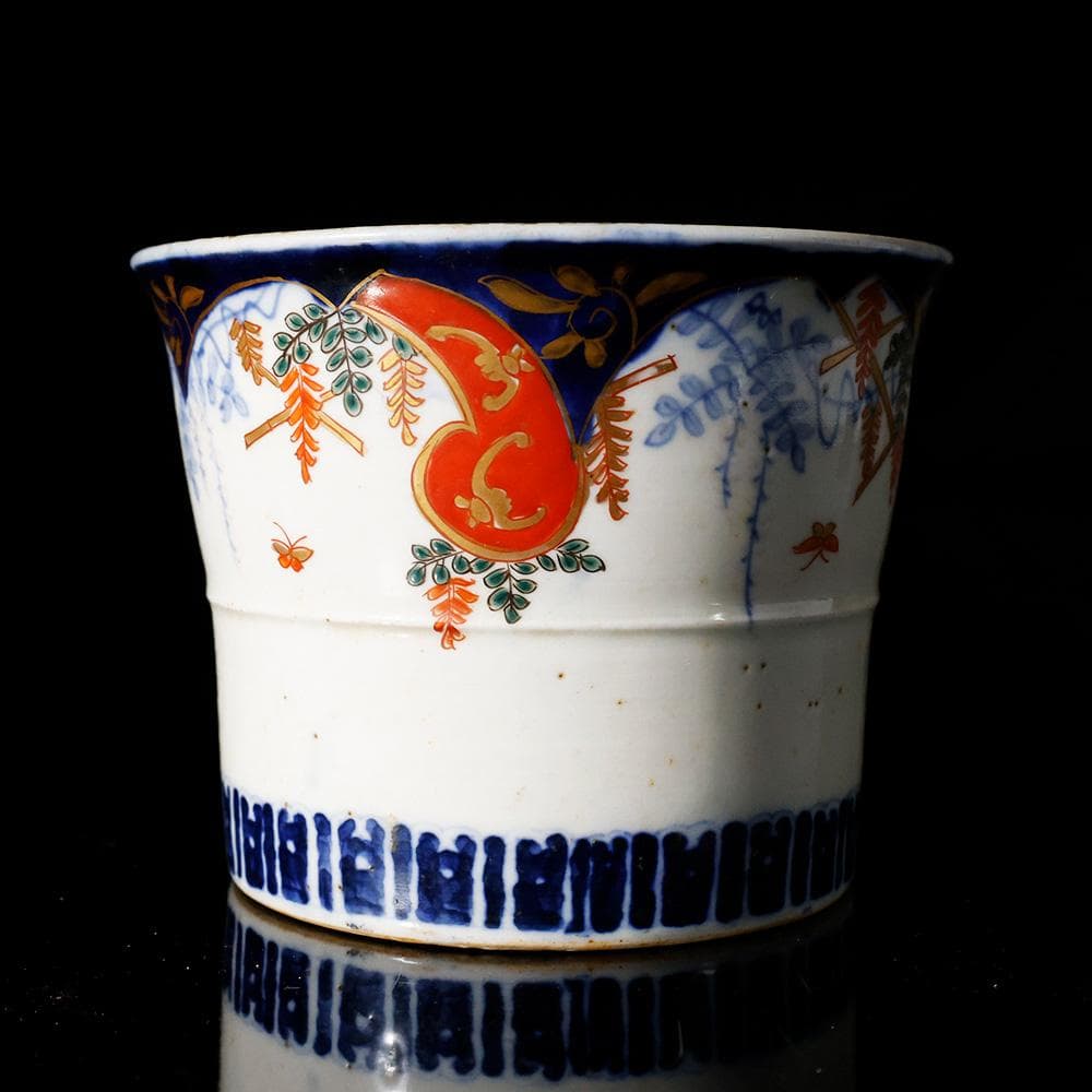 T 時代年代物　幕末　盃洗　深鉢　碇 陶器　陶芸品