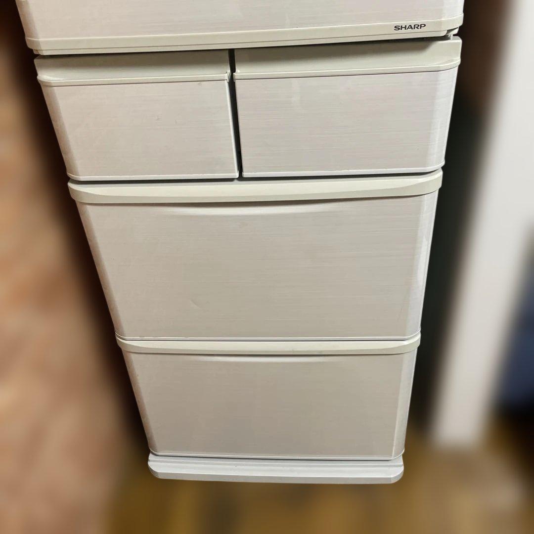 シャープ　両開き　SJ-PW42Y-S ノンフロン冷凍冷蔵庫