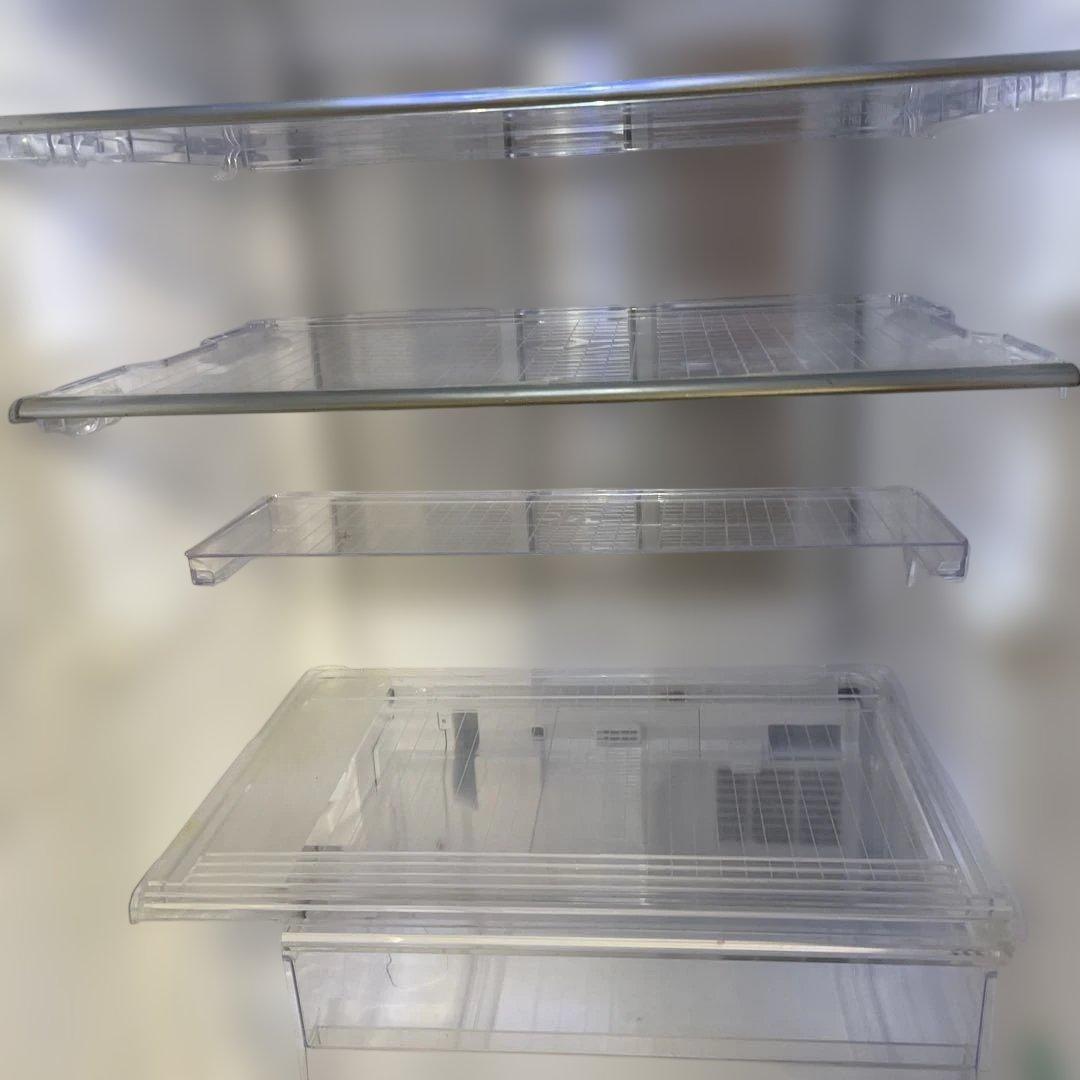 シャープ　両開き　SJ-PW42Y-S ノンフロン冷凍冷蔵庫