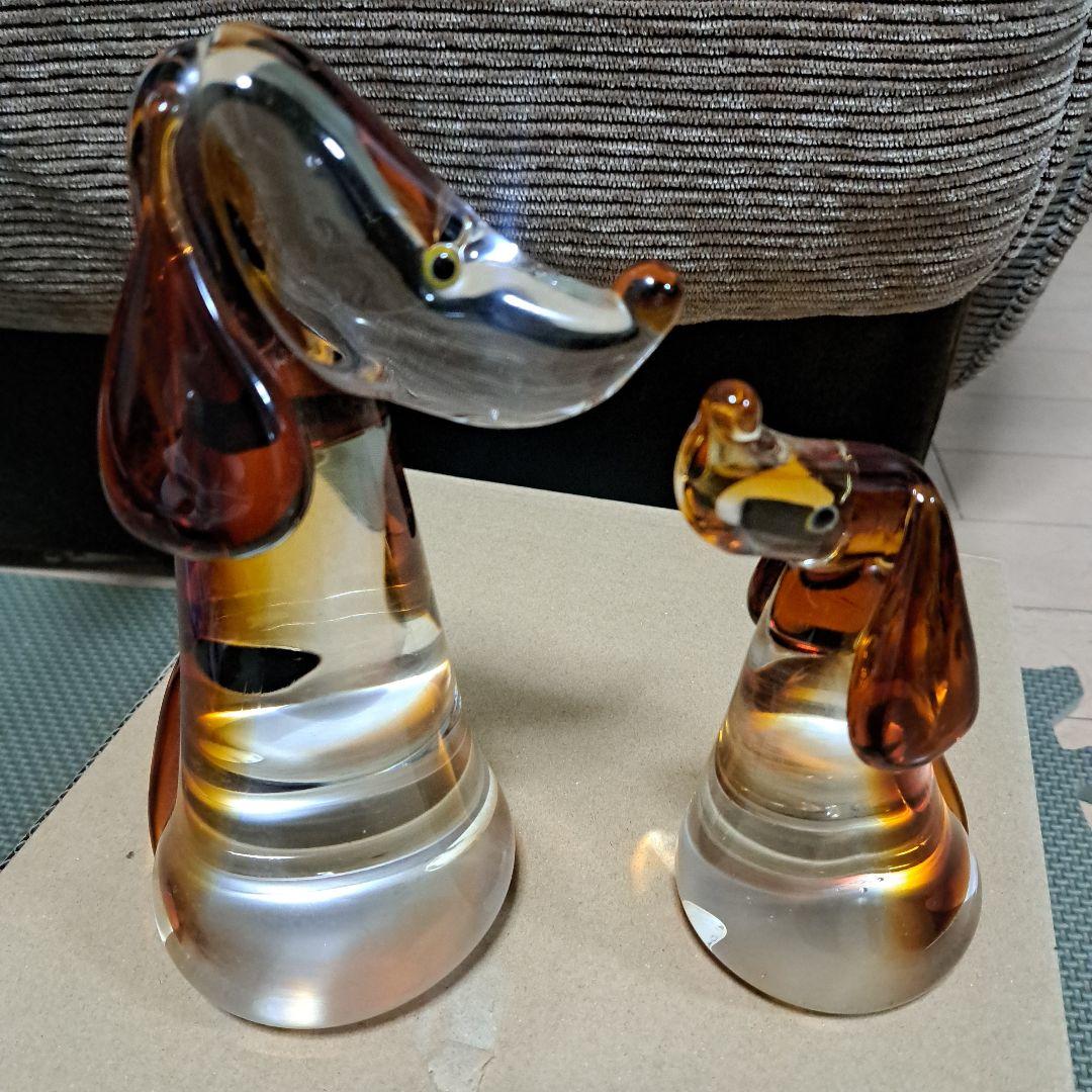 MultiGlass マルティグラス 2点セット 犬 昭和レトロ