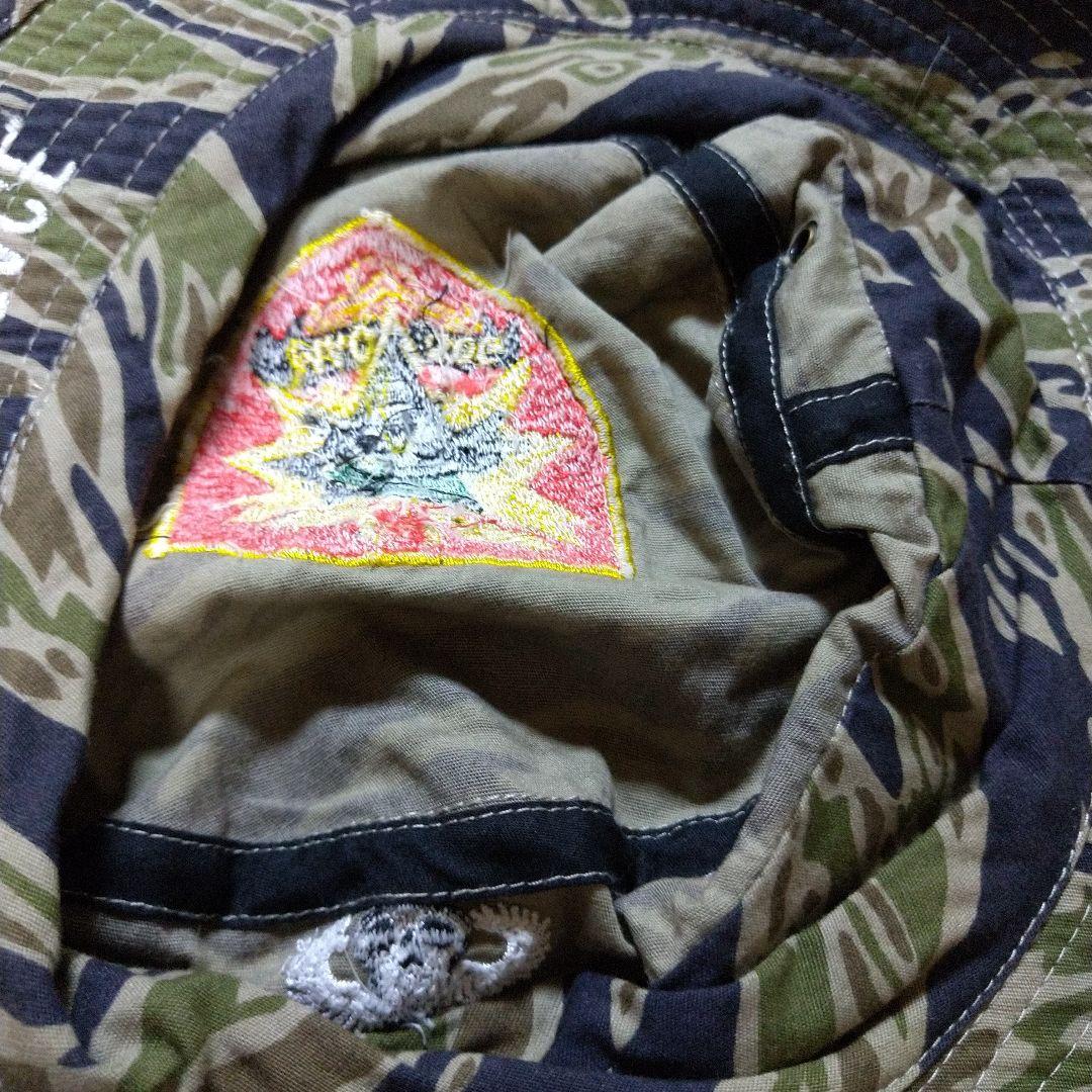 ベトナム戦☆タイガーストライプ☆刺繍☆HAT☆