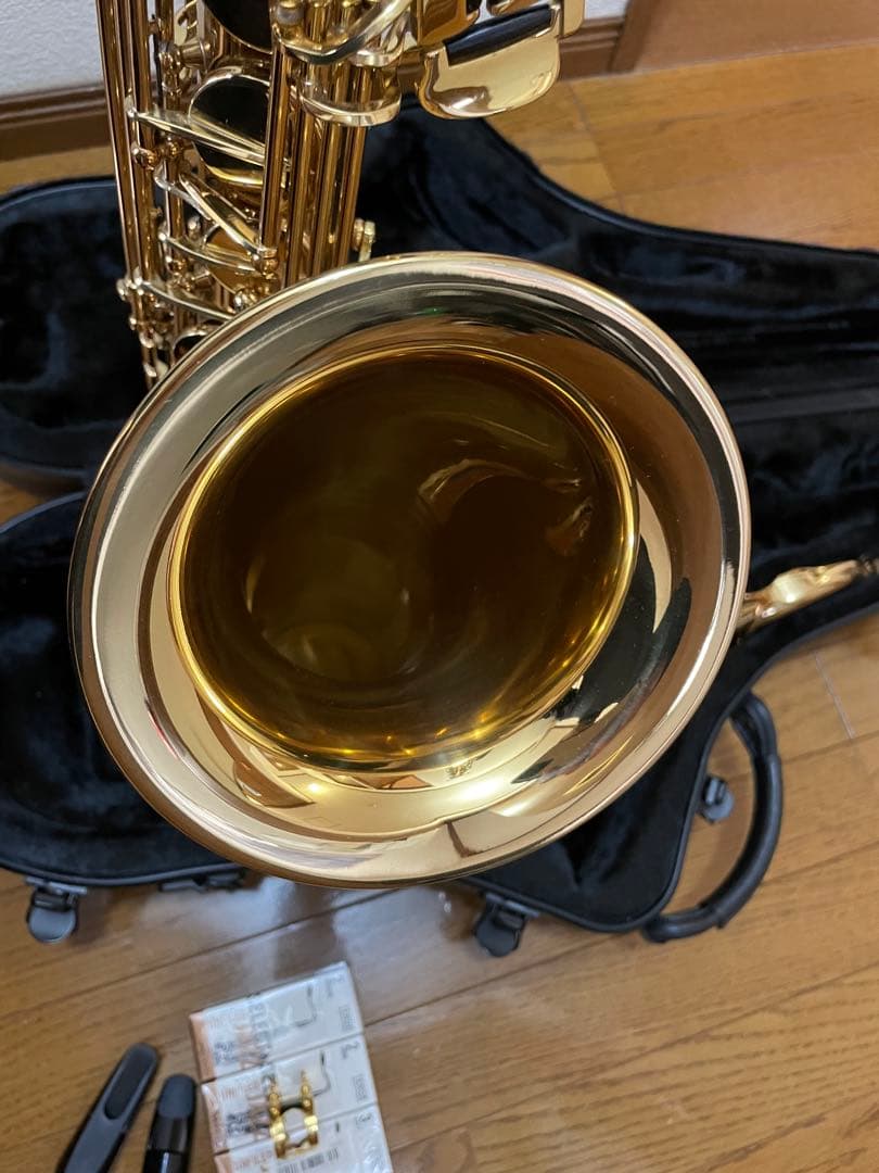 Unison テナー サックス マウスピース リガチャー リード付 中古