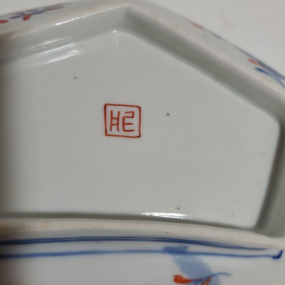 伊万里色絵５角皿 5枚
