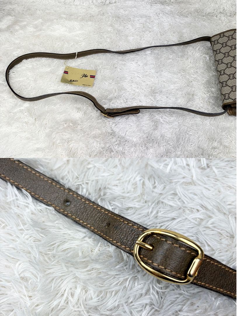 【極美品】オールドグッチ グッチプラス GGスプリーム ショルダーバッグ