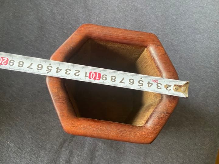 中国古美術品　細工彫り 竹筆筒