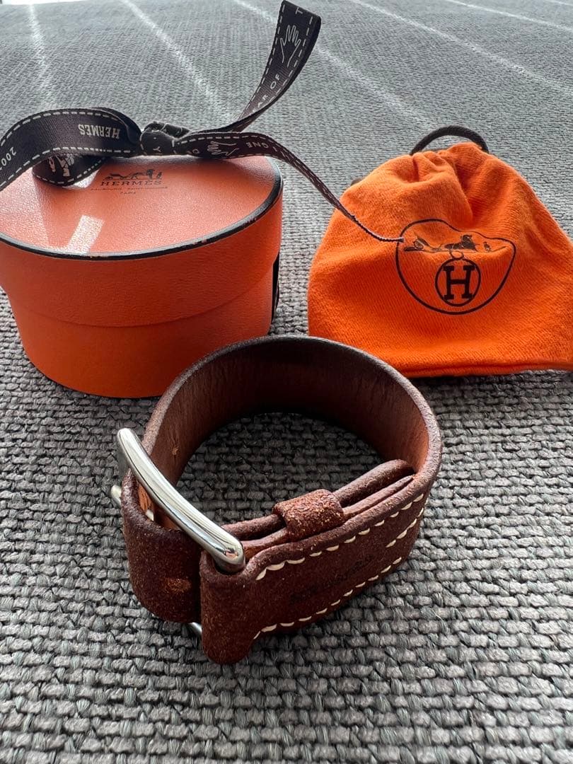 HERMES エトルヴィエール レザーブレスレット マルジェラ期 藤原ヒロシ