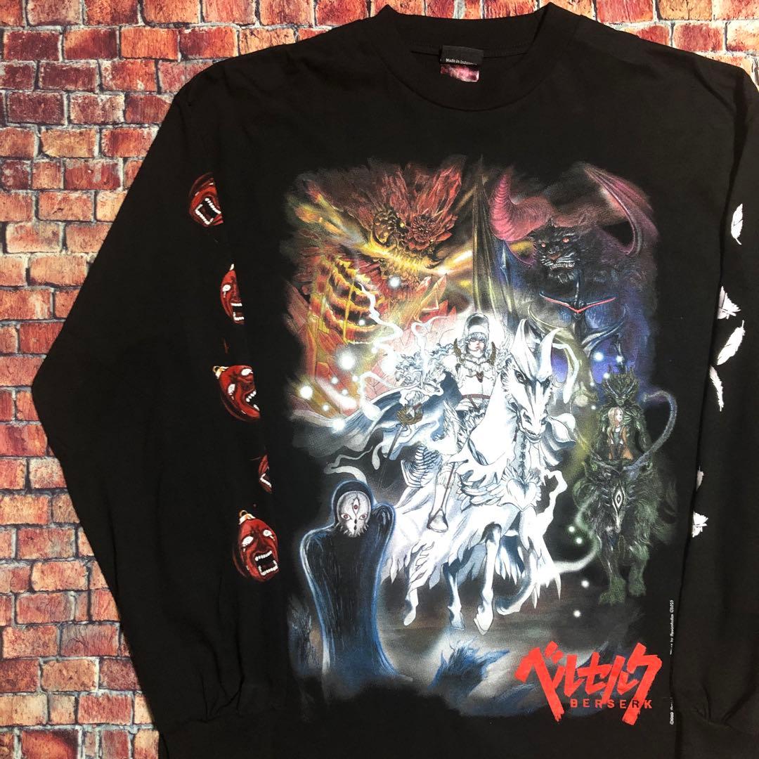 【ロンT】Tシャツ ベルセルク グリフィス 鷹の団 アニメ 漫画 キャスカ 古着