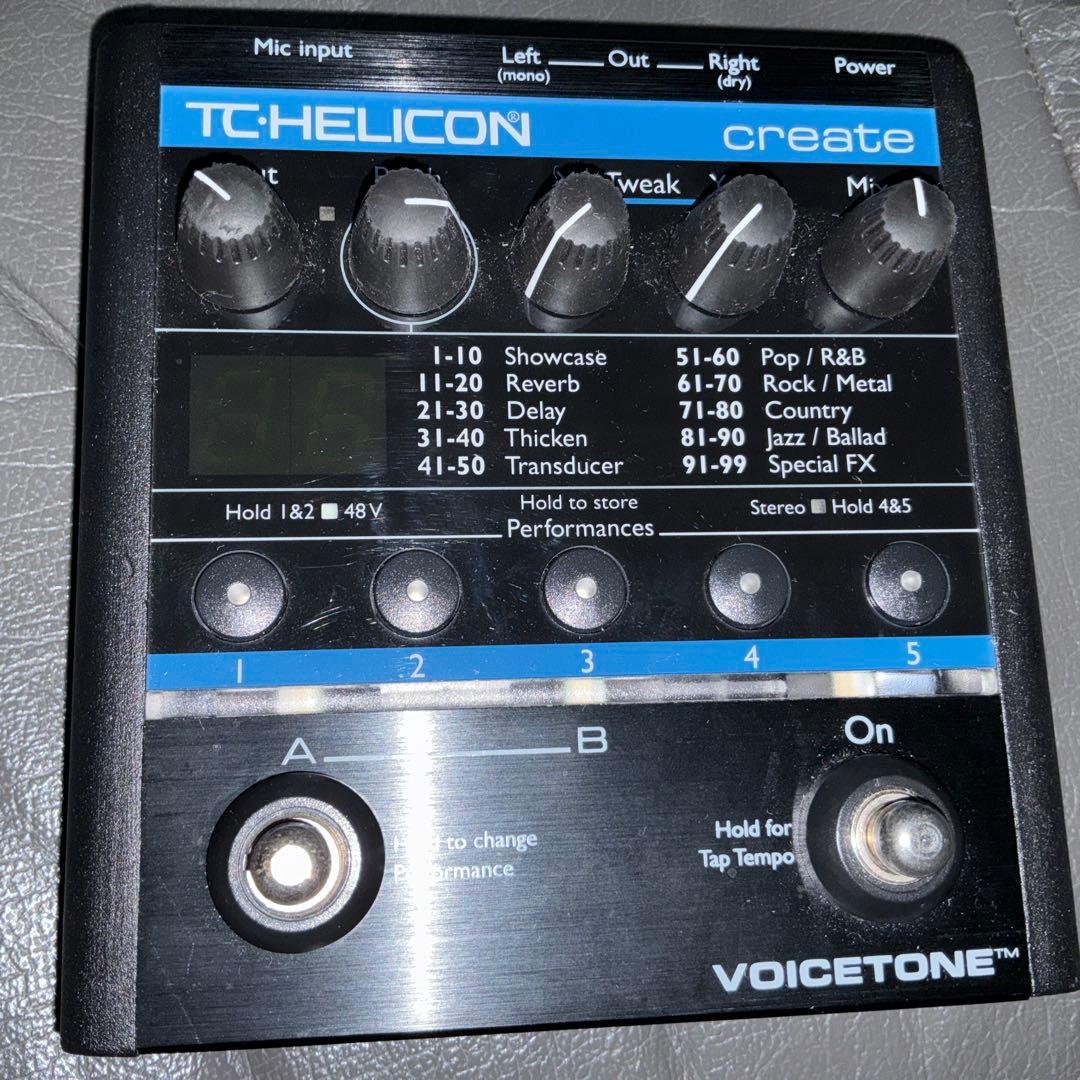 配信機器・PA機器・レコーディング機器 TC-Helicon VoiceTone Create