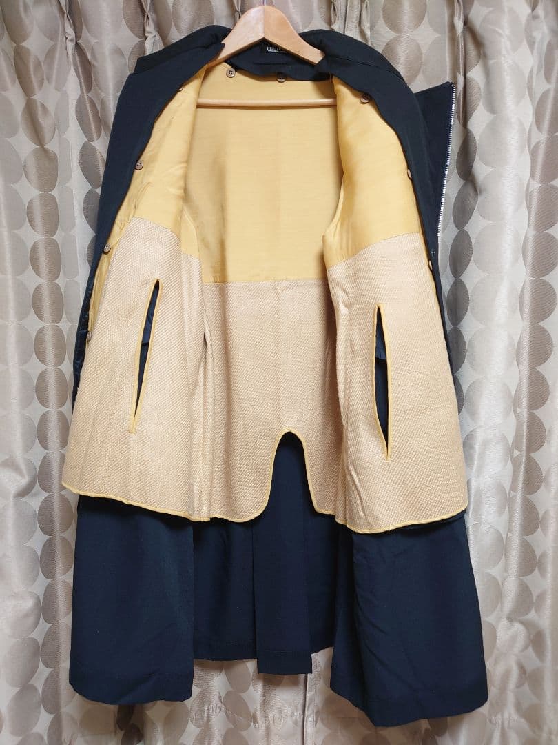 70-80年代　日本航空　JAL　運行乗務員用コート　ヒツジヤ　機長　パイロット