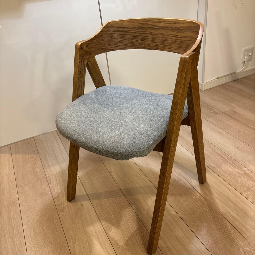 unico チェア　ELEMT ブラウン