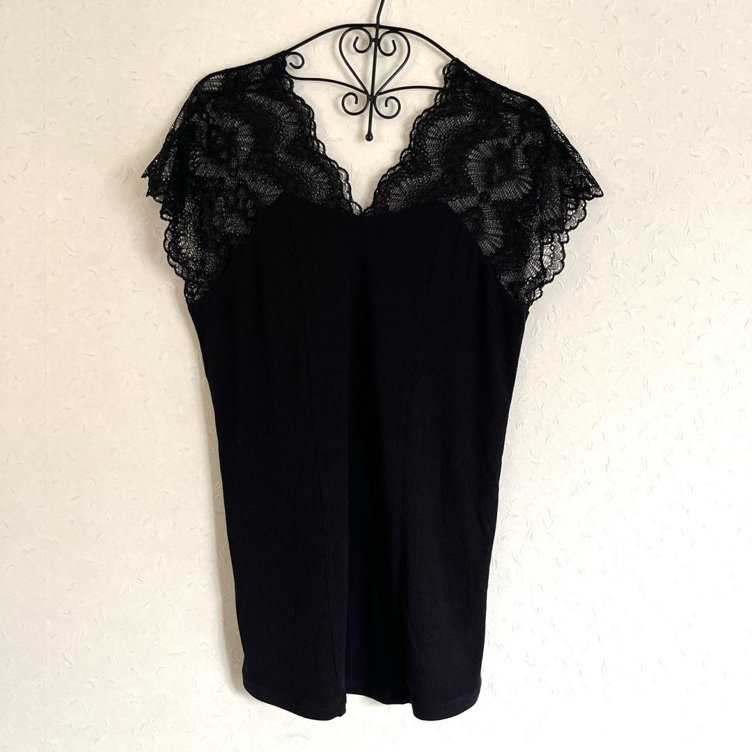 〜ayane アヤン ショルダーレースリブタンクトップ〜