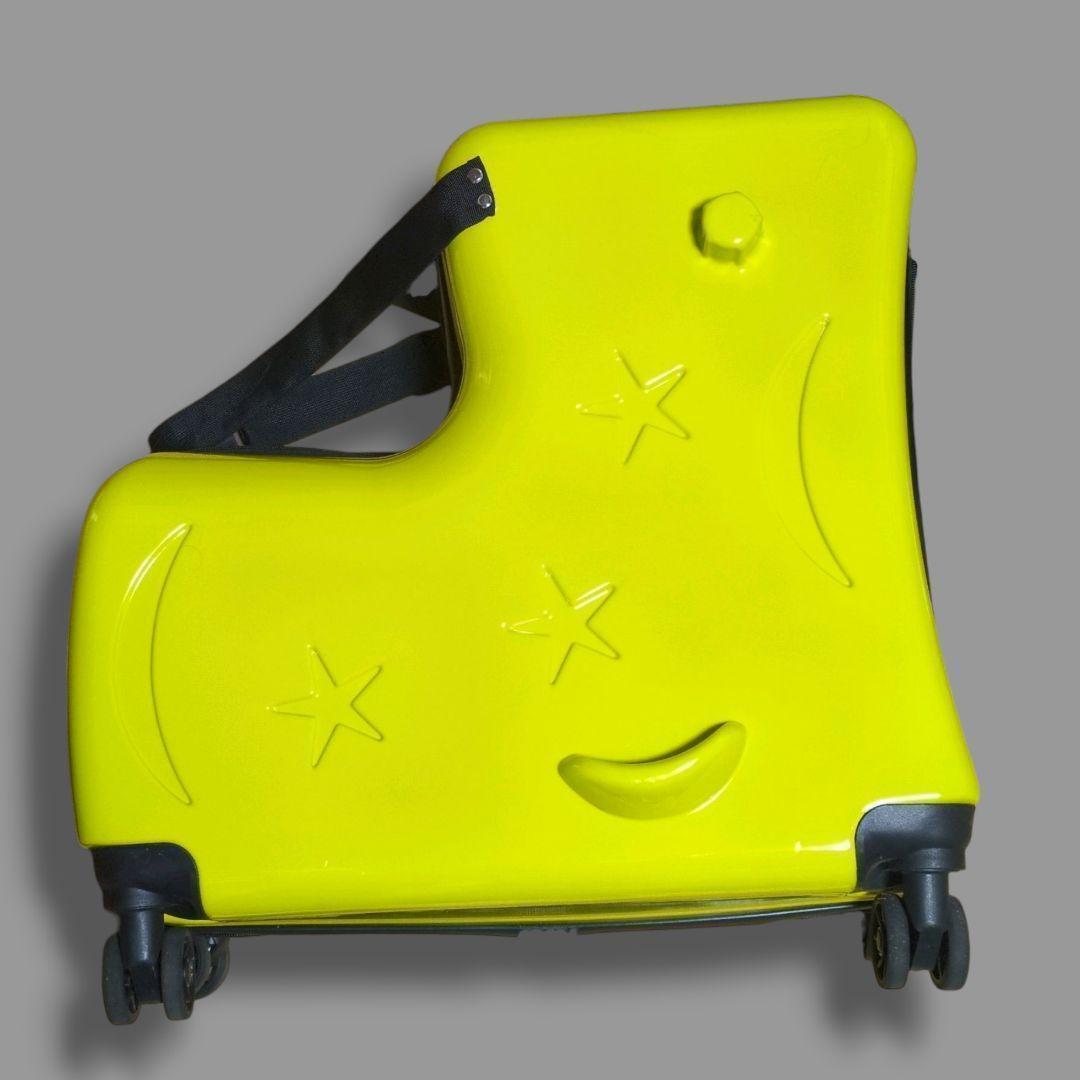 ノリッコ 子供が乗れるキャリーケース イエロー　スーツケース