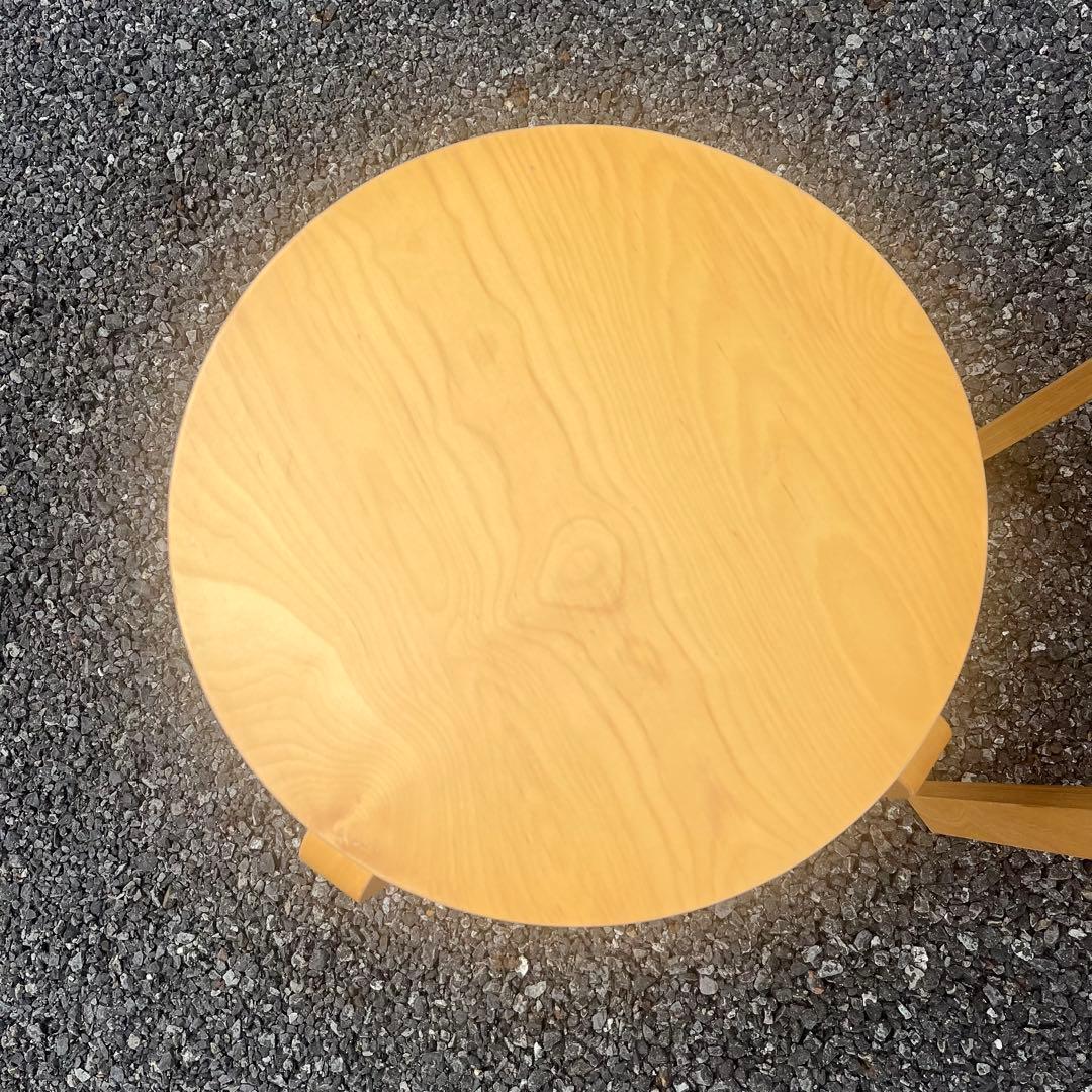 廃盤品　IKEA イケア　フロスタ　スツール　2脚　スタッキングチェア　天然木